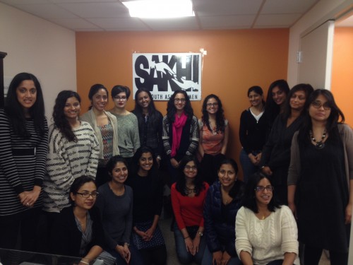 Volunteers and staff members at the Feb.1 domestic violence training session. (Photo by Vaidehi Mujumdar)