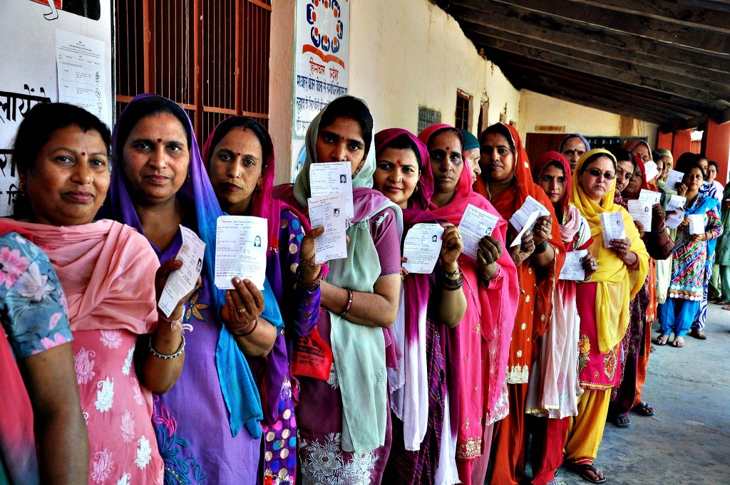 Voting during 8th phase of Parliamentary election