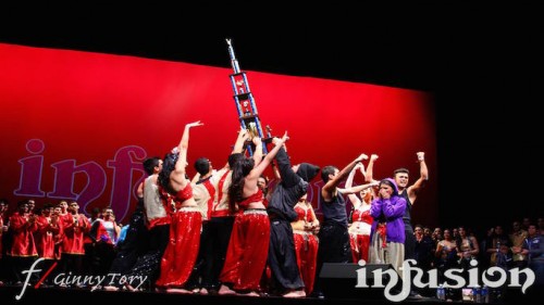 All of UA Om Shanti’s dedication paying off at the end after they are announced the 1st place winners of Infusion 2014! [Photo Credit: Jonathan Hsieh]