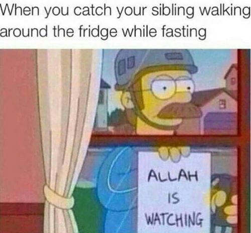 Allah is watching