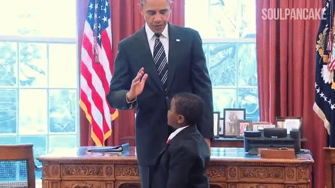 obama and kid