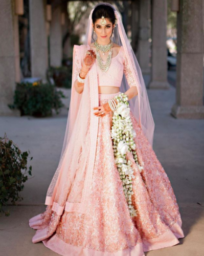 Pink asian outlet wedding dress