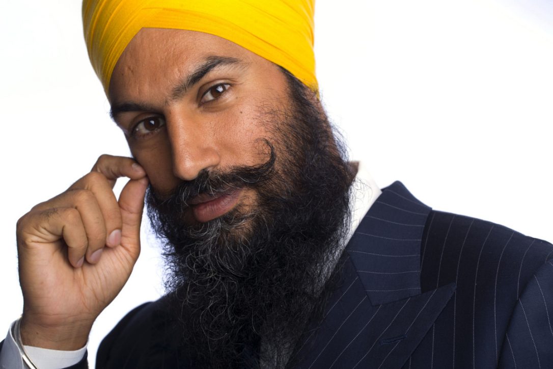 singh jagmeet ndp leader canada party notley rachel gq federal engaged mpp splash makes october turbans clash pipelines over become