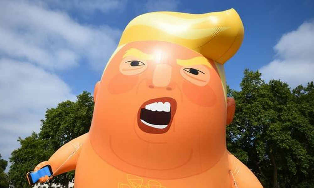 Trump blimp