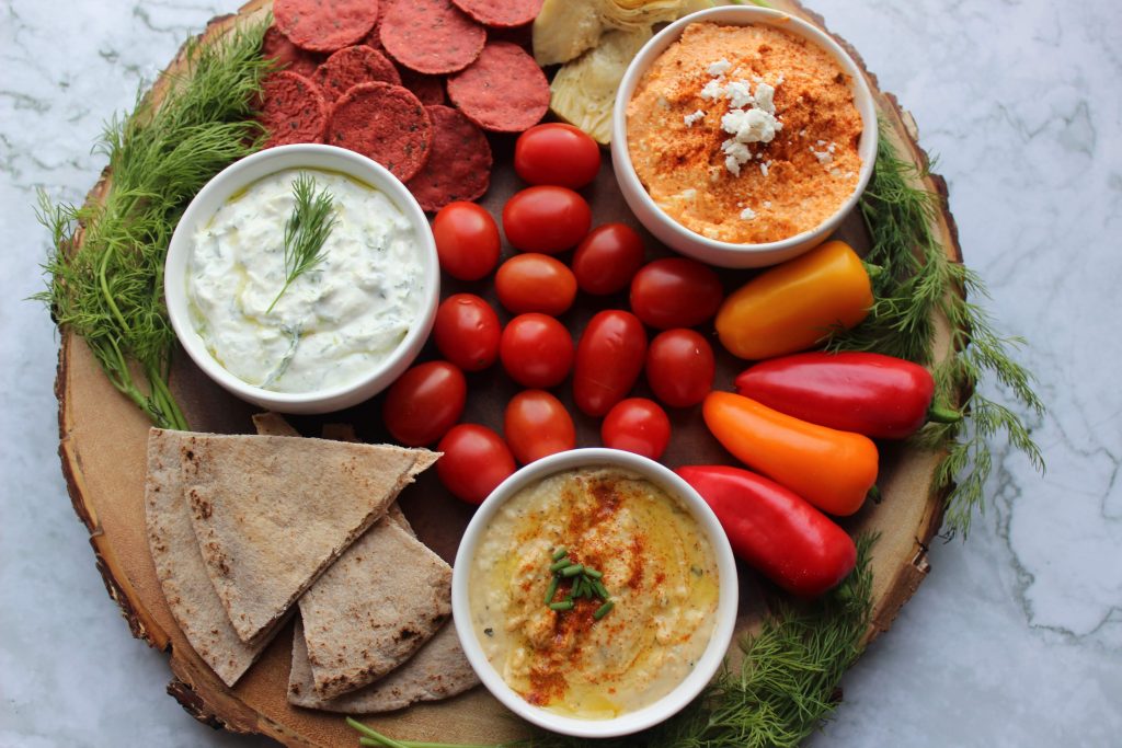 A Trio of Fresh Flavor: 3 Easy-to-Make Mediterranean Dips