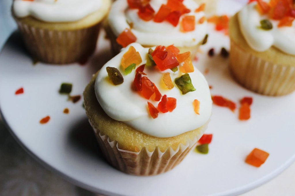 Tutti Frutti Tres Leches Cupcakes