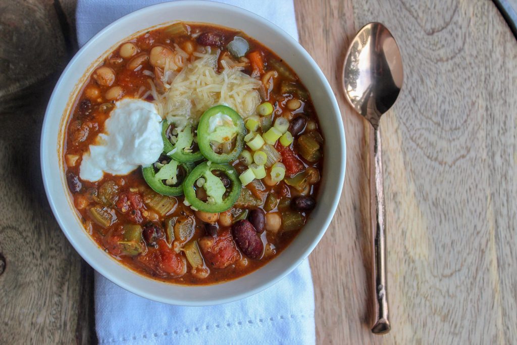 Cozy Up With Four Bean Chipotle Chili