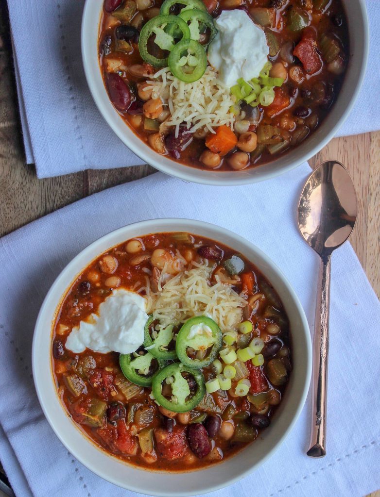 Cozy Up With Four Bean Chipotle Chili