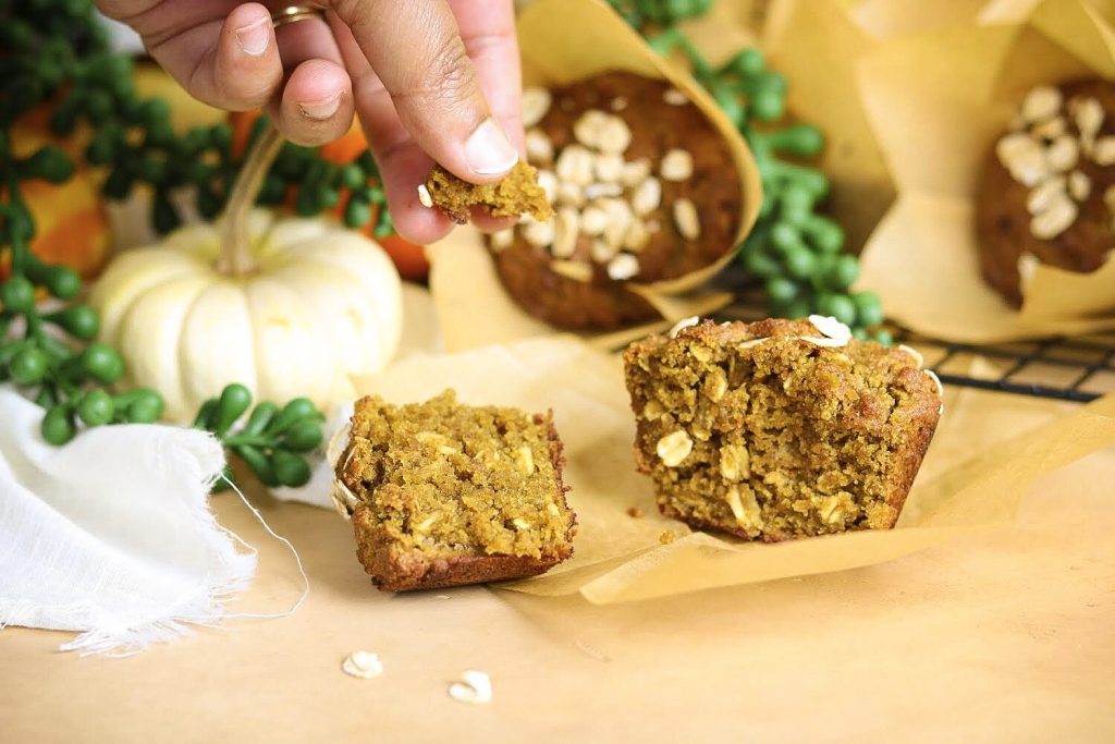 Pumpkin Season Special: Pumpkin Brown Sugar Oat Muffins