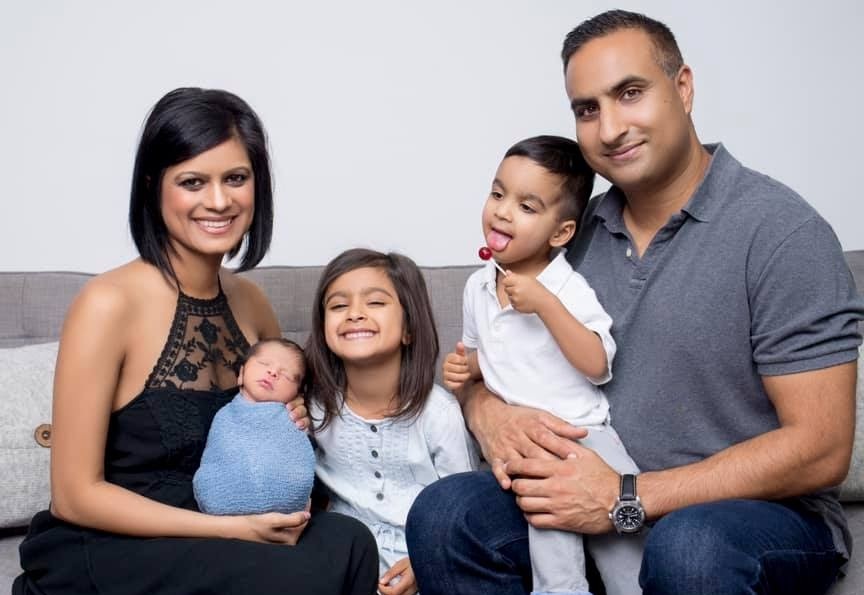 south asian family