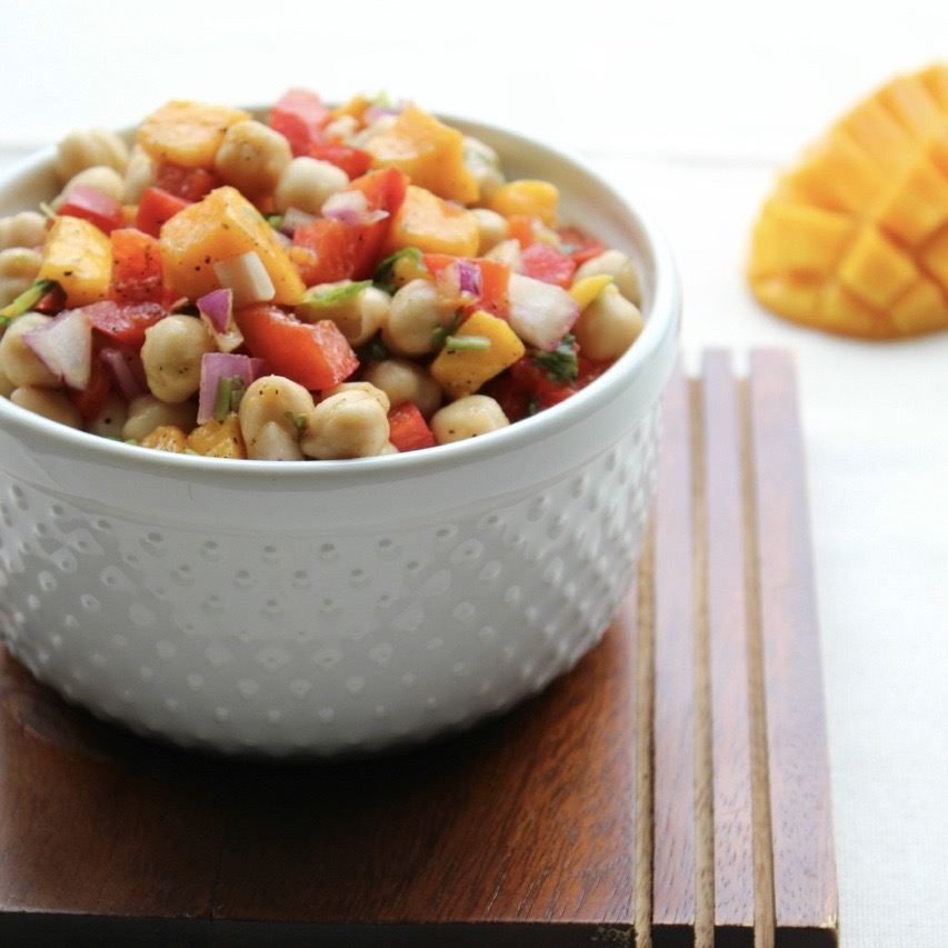 Mango Chickpea Salad