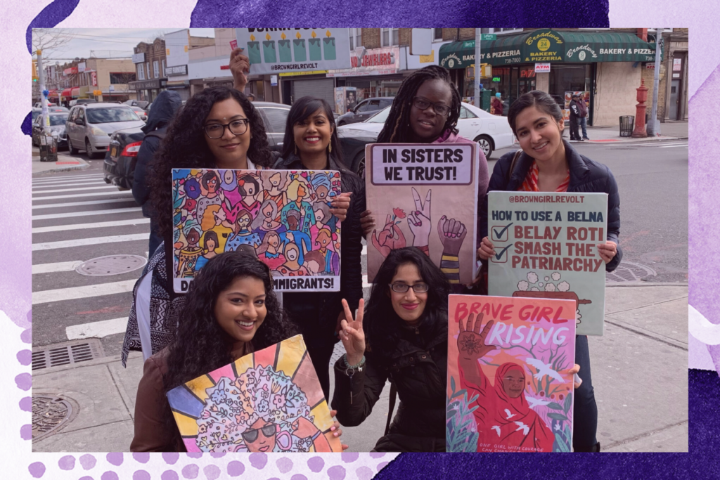 south queens women march