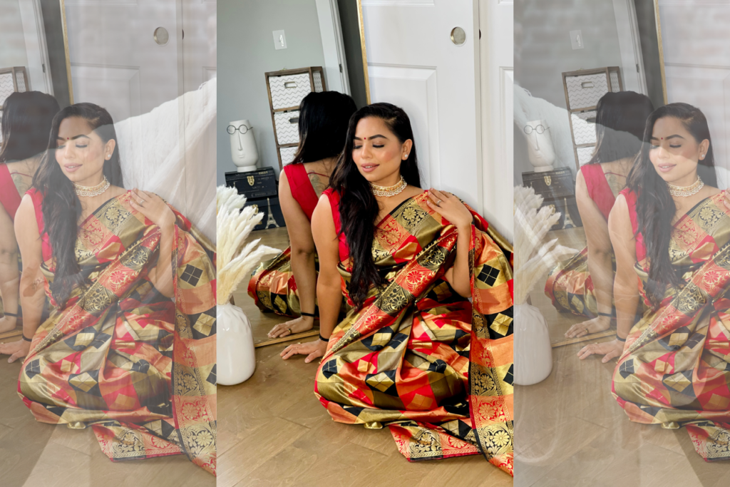 one minute saree